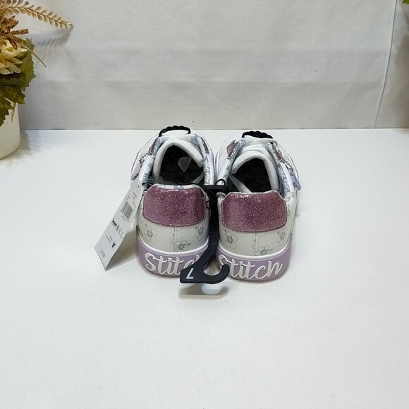 Disney Stitch Low Top Sneaker Womens Size 7 Lace Up Glitter Details By Ground Up - Picture 6 of 9